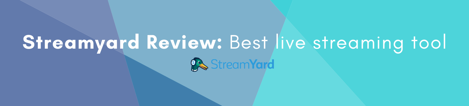 Banner image with Streamyard logo and article title