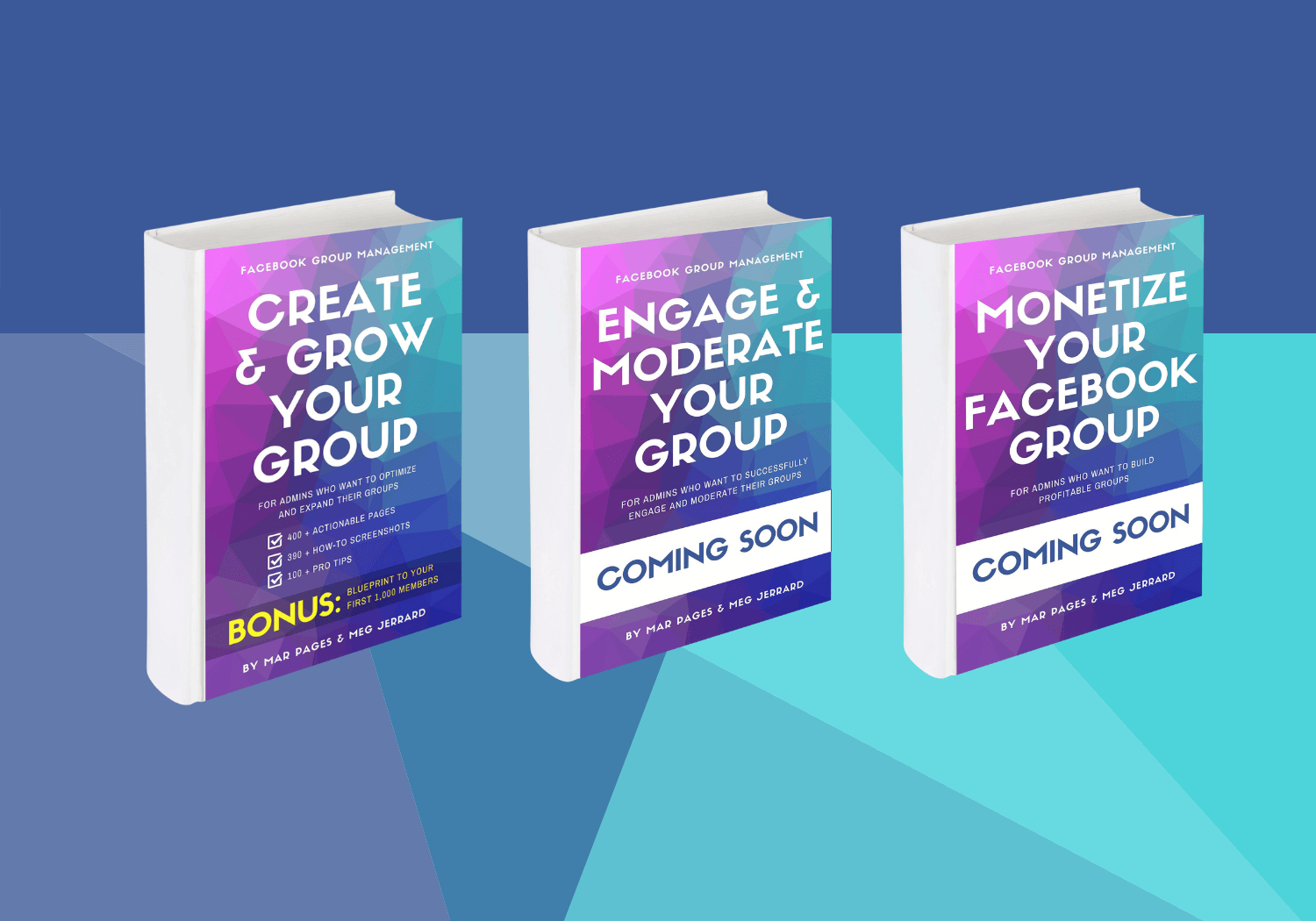 Facebook Group Management Trilogy of Books