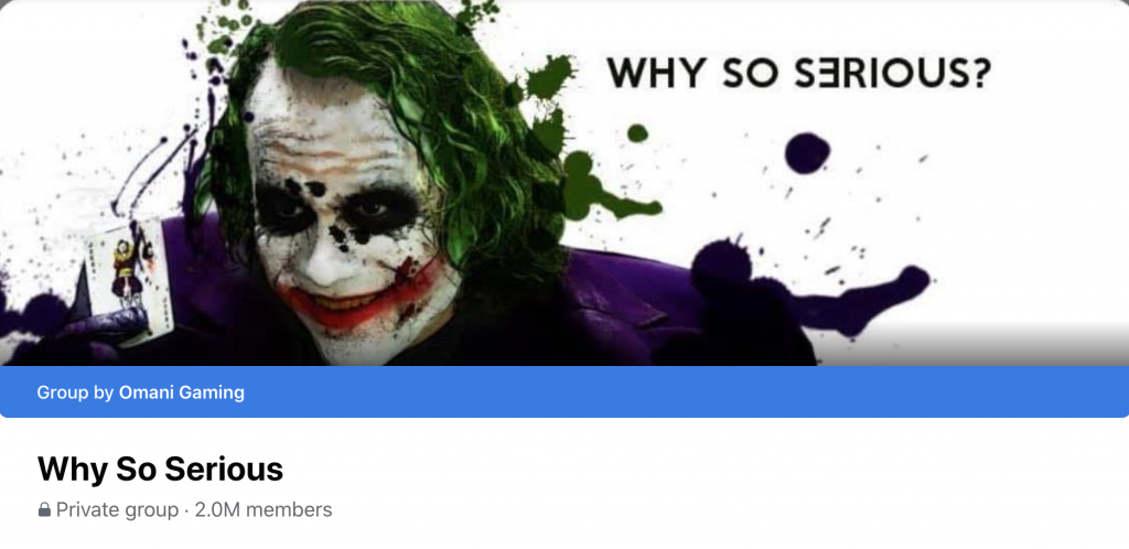 Why so serious group