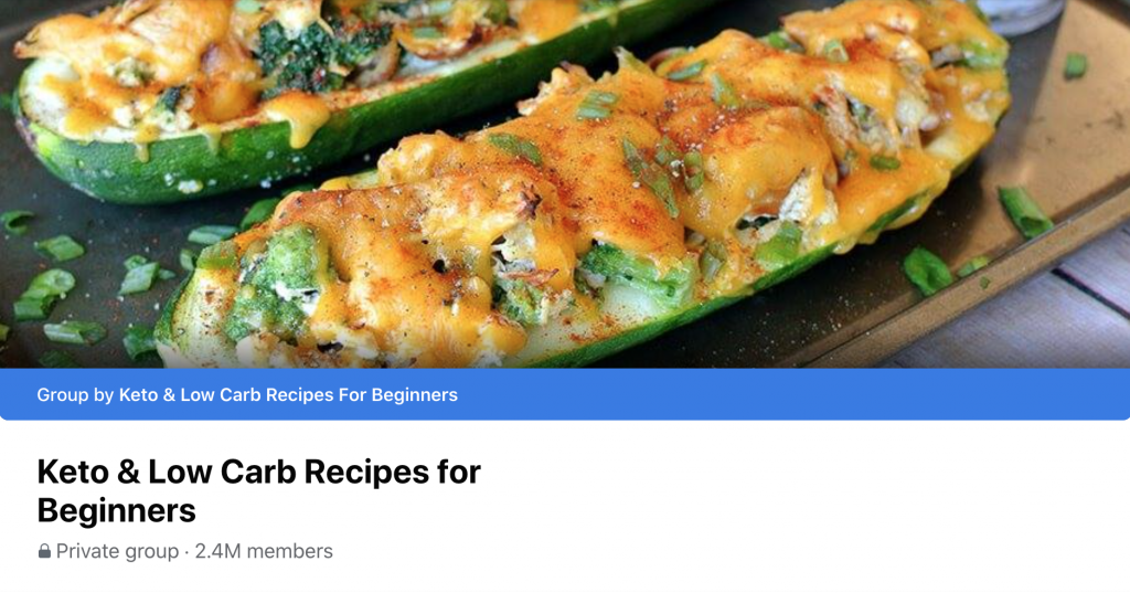 Keto & low carb recipes for beginners