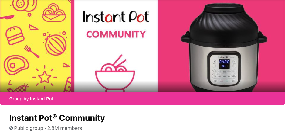 Instant pot community