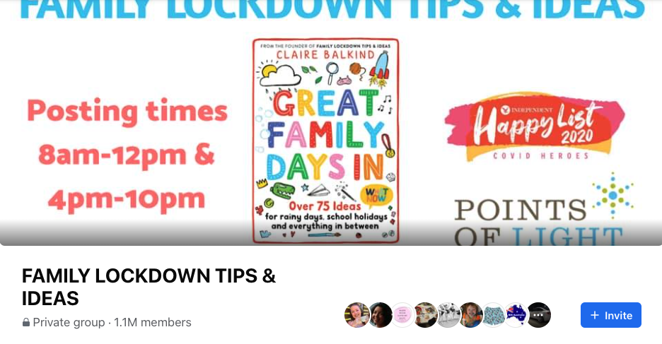 Family lockdown tips & ideas